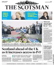 The Scotsman () Newspaper Front Page for 14 June 2016