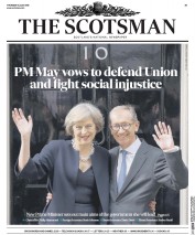 The Scotsman () Newspaper Front Page for 14 July 2016