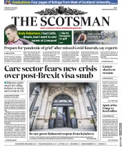 The Scotsman () Newspaper Front Page for 14 July 2020