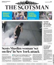 The Scotsman () Newspaper Front Page for 14 September 2016
