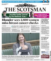 The Scotsman () Newspaper Front Page for 14 September 2018