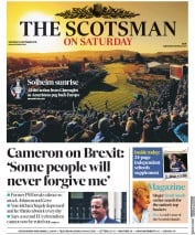 The Scotsman () Newspaper Front Page for 14 September 2019