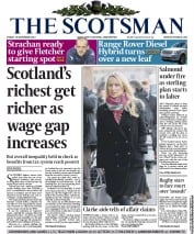 The Scotsman () Newspaper Front Page for 15 November 2013