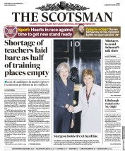 The Scotsman () Newspaper Front Page for 15 November 2017