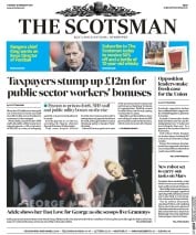 The Scotsman () Newspaper Front Page for 15 February 2017