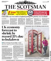 The Scotsman () Newspaper Front Page for 15 April 2020