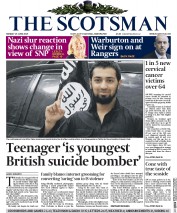 The Scotsman () Newspaper Front Page for 15 June 2015