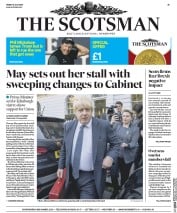 The Scotsman () Newspaper Front Page for 15 July 2016