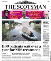 The Scotsman () Newspaper Front Page for 15 July 2017