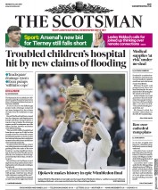The Scotsman () Newspaper Front Page for 15 July 2019