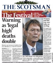 The Scotsman () Newspaper Front Page for 15 August 2014