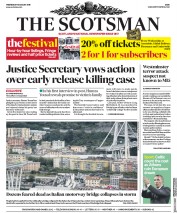 The Scotsman () Newspaper Front Page for 15 August 2018