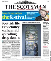 The Scotsman () Newspaper Front Page for 15 August 2019