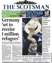 The Scotsman () Newspaper Front Page for 15 September 2015
