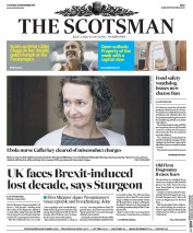 The Scotsman () Newspaper Front Page for 15 September 2016