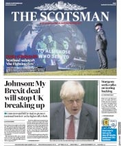 The Scotsman () Newspaper Front Page for 15 September 2020