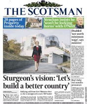 The Scotsman () Newspaper Front Page for 16 October 2014