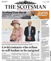 The Scotsman () Newspaper Front Page for 16 October 2020