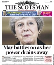 The Scotsman () Newspaper Front Page for 16 November 2018