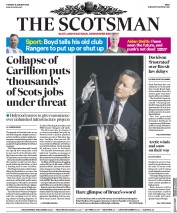 The Scotsman () Newspaper Front Page for 16 January 2018