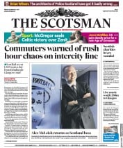 The Scotsman () Newspaper Front Page for 16 February 2018