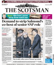 The Scotsman () Newspaper Front Page for 16 March 2018