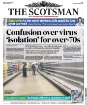 The Scotsman () Newspaper Front Page for 16 March 2020