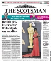 The Scotsman () Newspaper Front Page for 16 March 2021