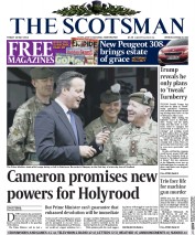 The Scotsman () Newspaper Front Page for 16 May 2014