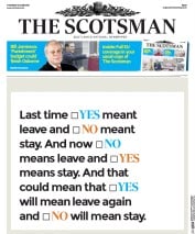 The Scotsman () Newspaper Front Page for 16 June 2016