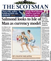 The Scotsman () Newspaper Front Page for 16 July 2013