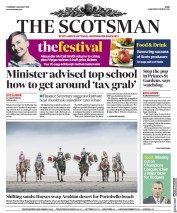 The Scotsman () Newspaper Front Page for 16 August 2018