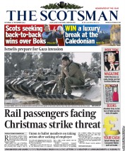 The Scotsman () Newspaper Front Page for 17 November 2012
