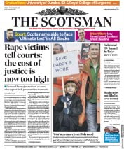 The Scotsman () Newspaper Front Page for 17 November 2017
