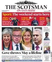 The Scotsman () Newspaper Front Page for 17 November 2018