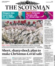 The Scotsman () Newspaper Front Page for 17 November 2020