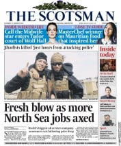 The Scotsman () Newspaper Front Page for 17 January 2015