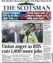 The Scotsman () Newspaper Front Page for 17 May 2013