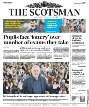 The Scotsman () Newspaper Front Page for 17 May 2016
