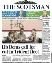 The Scotsman () Newspaper Front Page for 17 July 2013