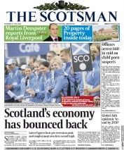 The Scotsman () Newspaper Front Page for 17 July 2014