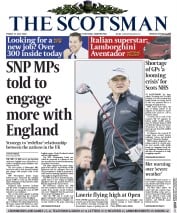 The Scotsman () Newspaper Front Page for 17 July 2015