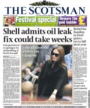 The Scotsman () Newspaper Front Page for 17 August 2011
