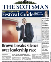 The Scotsman () Newspaper Front Page for 17 August 2015