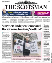 The Scotsman () Newspaper Front Page for 17 September 2020
