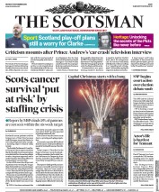 The Scotsman () Newspaper Front Page for 18 November 2019