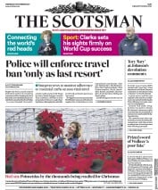 The Scotsman () Newspaper Front Page for 18 November 2020