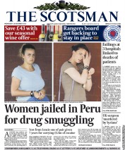 The Scotsman () Newspaper Front Page for 18 December 2013