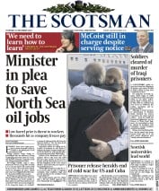 The Scotsman () Newspaper Front Page for 18 December 2014