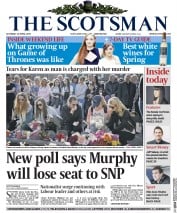 The Scotsman () Newspaper Front Page for 18 April 2015